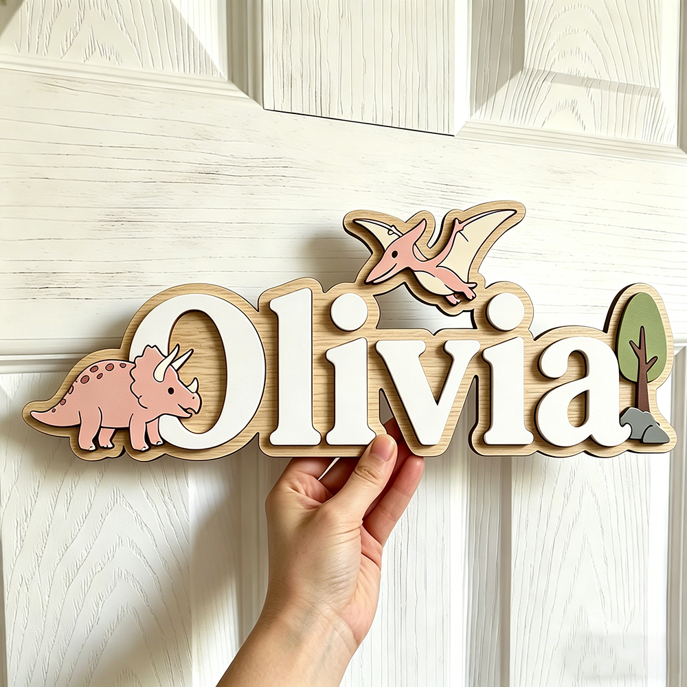 Personalized Dinosaur Name Sig - Baby Nursery Name recensie en prijs
