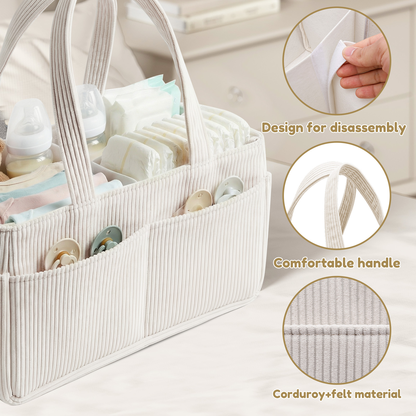 Baby Diaper Caddy Organizer Co - Diaper Caddy Organizer recensie en prijs