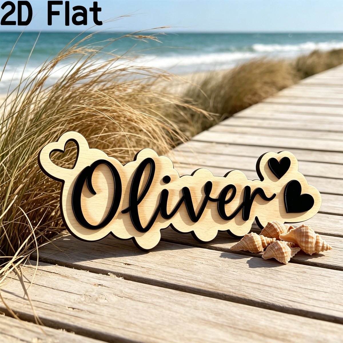 1Pc Custom Love Decor Wooden A - Baby Nursery Name recensie en prijs