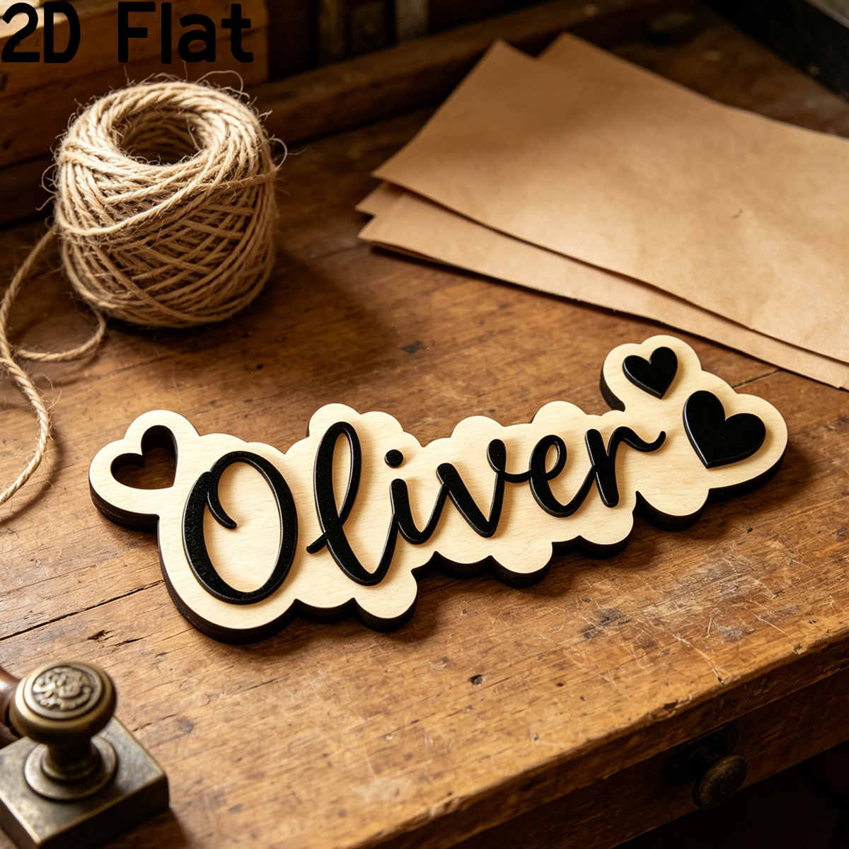1Pc Custom Love Decor Wooden A - Baby Nursery Name recensie en prijs