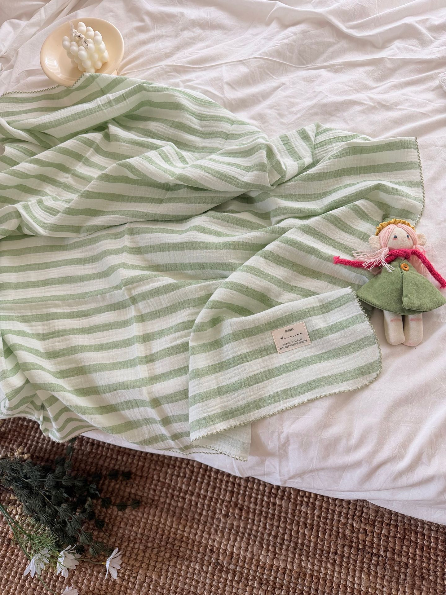 Summer Muslin Baby Swaddle Bla - Baby Nursery Quilts recensie en prijs