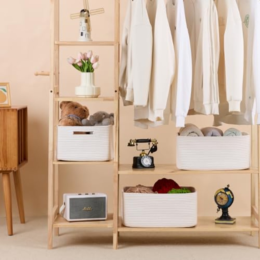 Large Storage Baskets for Orga - Baby Nursery Storage recensie en prijs