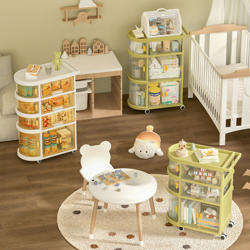 Folding Baby Storage Rack Trol - Baby Nursery Trolley recensie en prijs