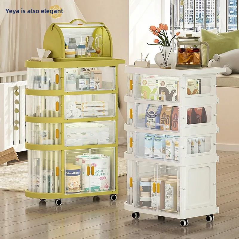 Folding Baby Storage Rack Trol - Baby Nursery Trolley recensie en prijs