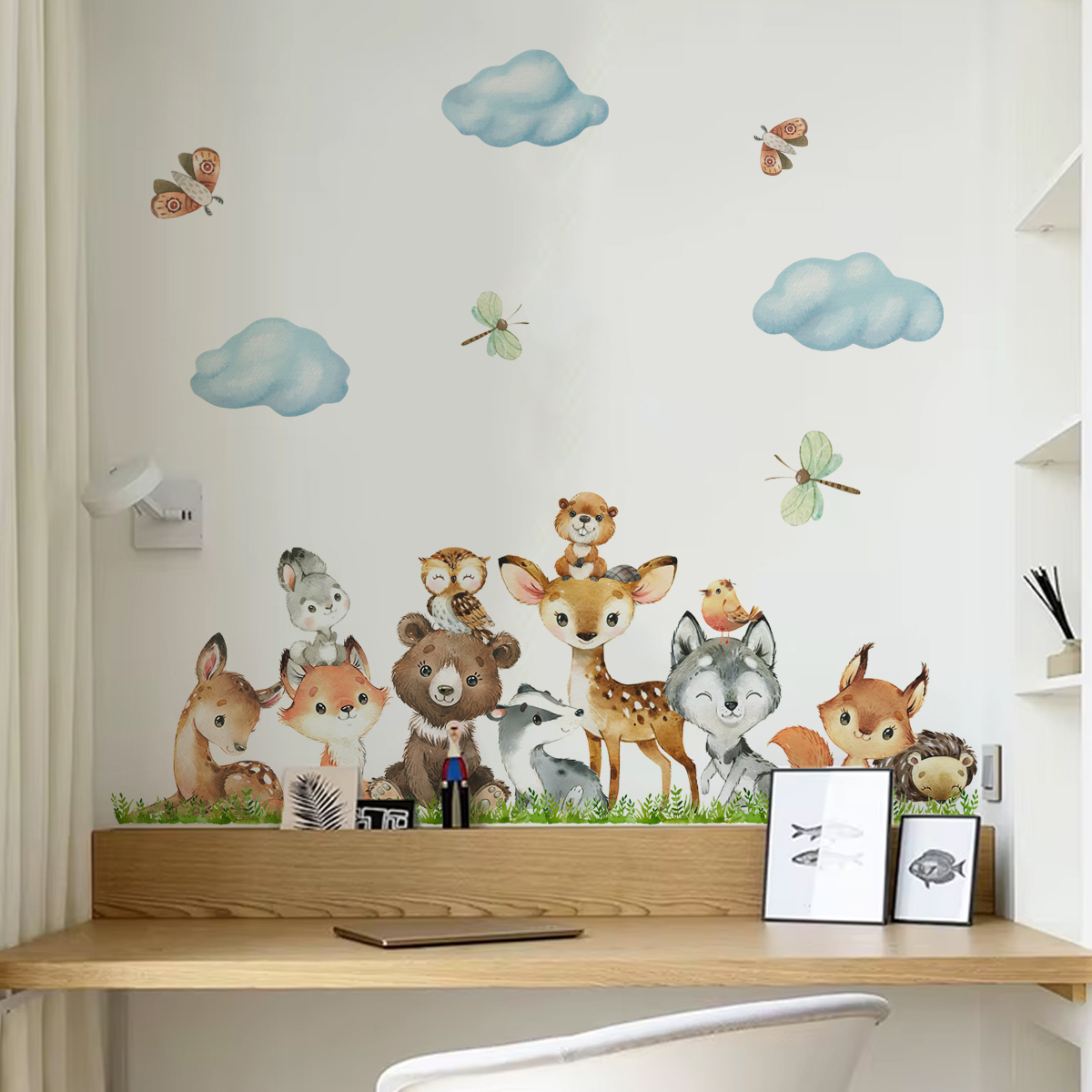 Cartoon Jungle Animals Leaves  - Baby Nursery Needs recensie en prijs