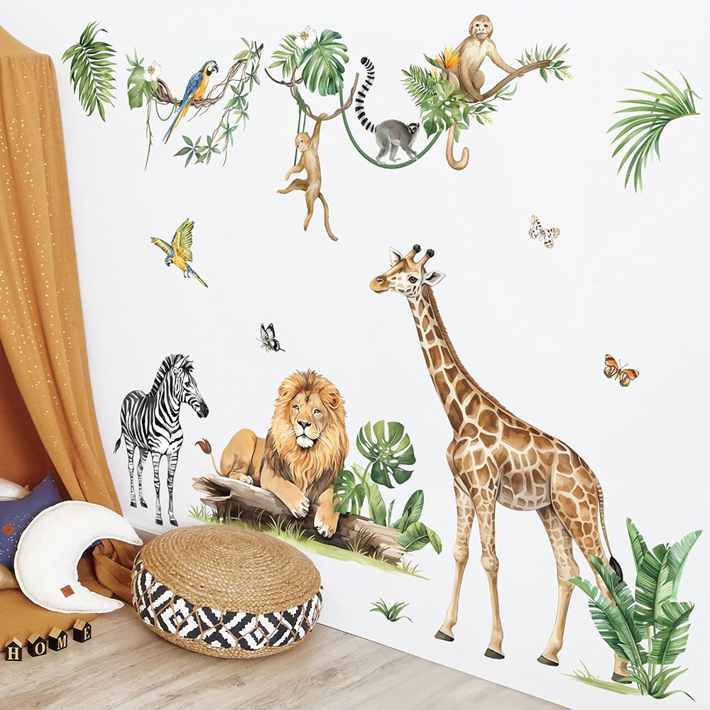 Large Jungle Animal Tropical L - Baby Nursery Needs recensie en prijs