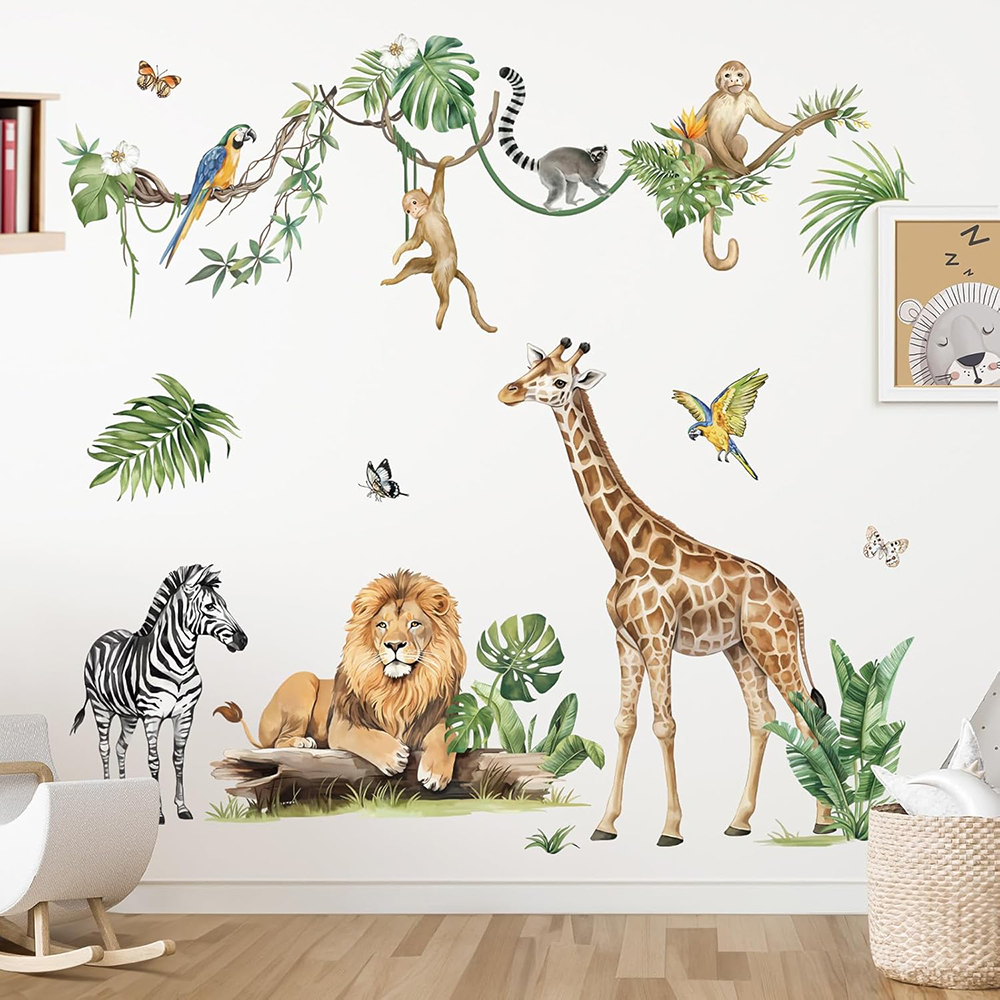 Large Jungle Animal Tropical L - Baby Nursery Needs recensie en prijs