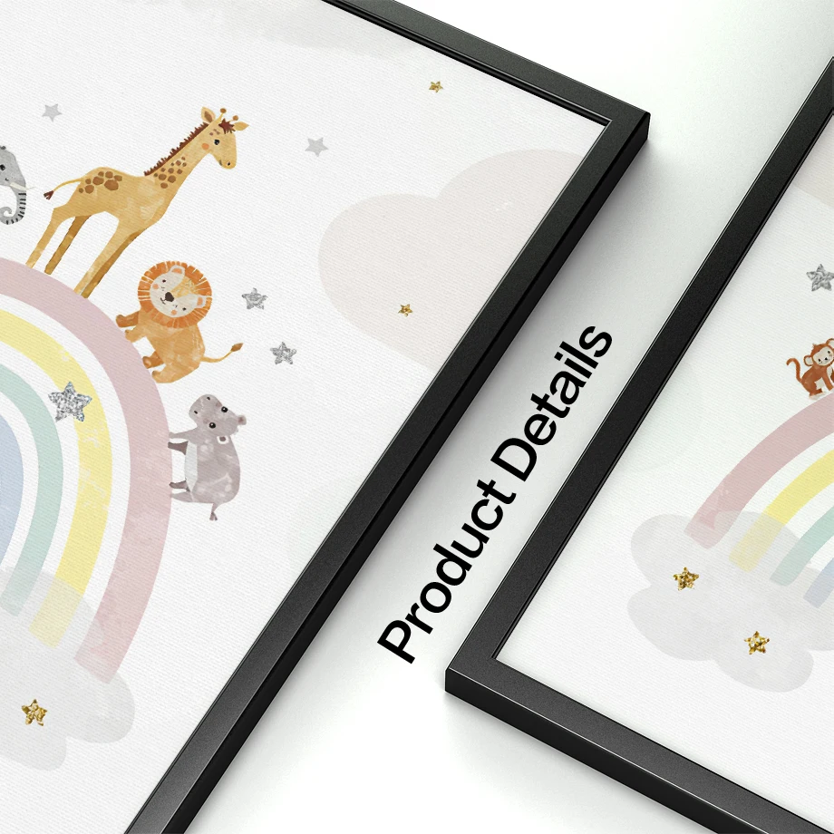 Giraffe Elephant Hot Balloon S - Baby Nursery Prints recensie en prijs