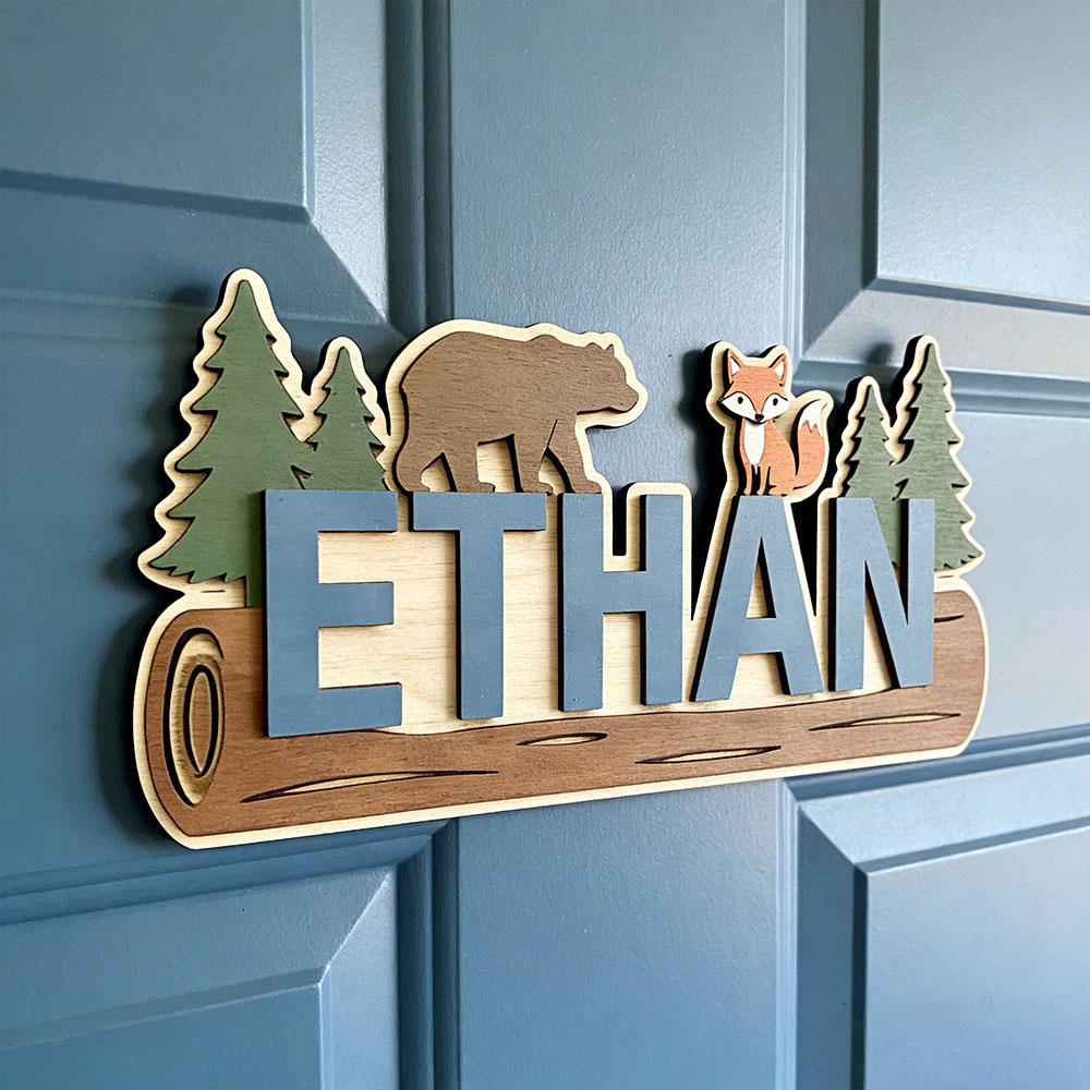 Woodland Forest Animal Persona - Baby Nursery Name recensie en prijs