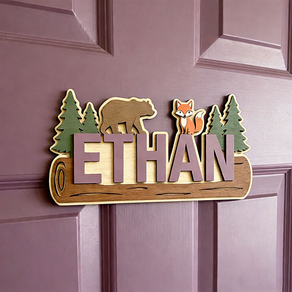 Woodland Forest Animal Persona - Baby Nursery Name recensie en prijs