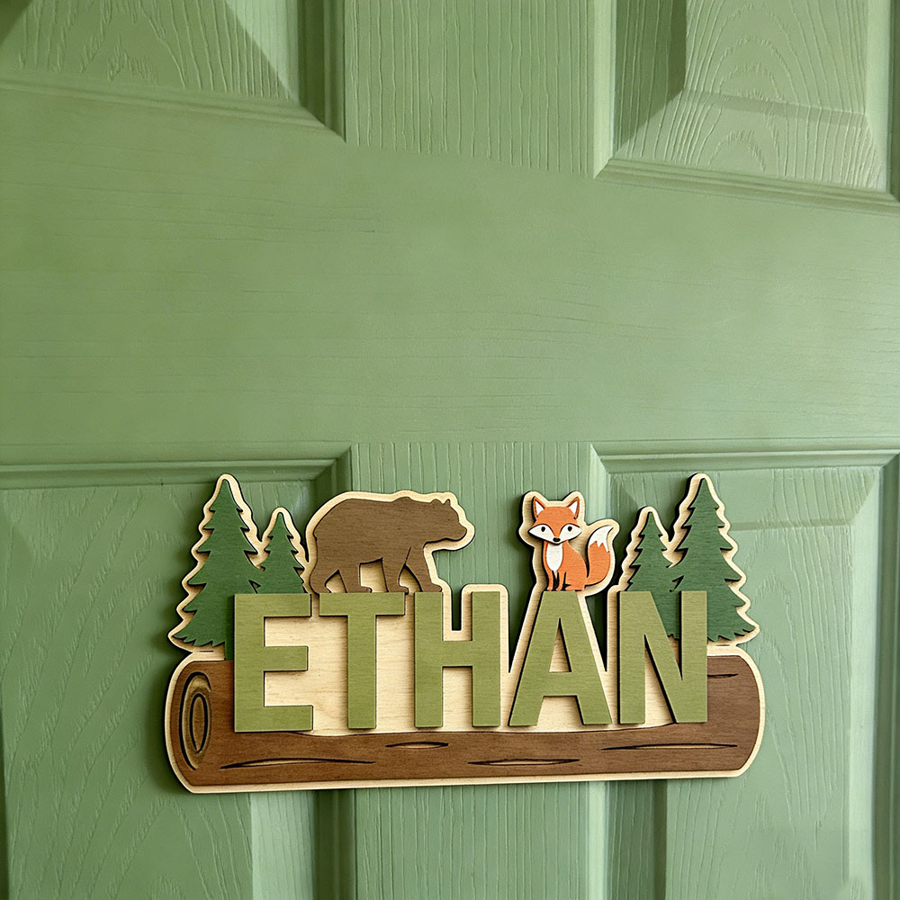 Woodland Forest Animal Persona - Baby Nursery Name recensie en prijs