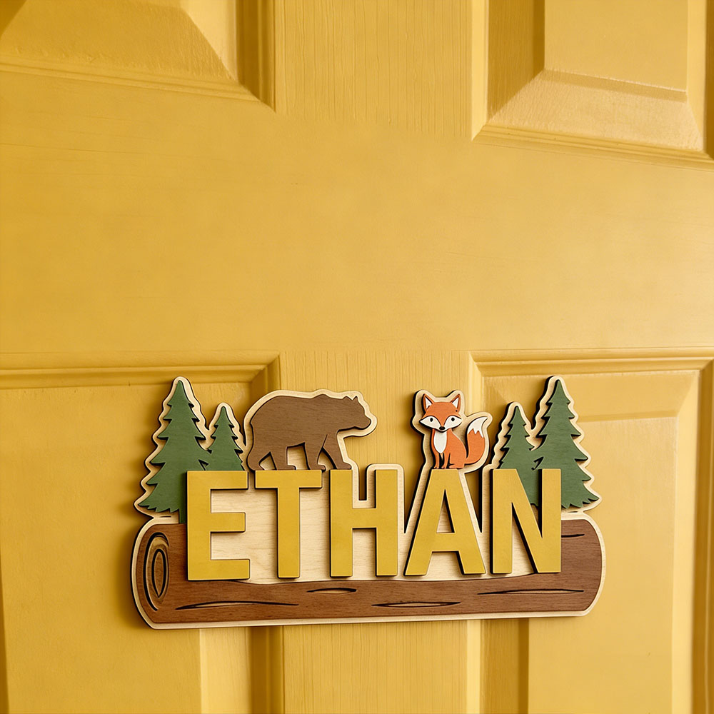 Woodland Forest Animal Persona - Baby Nursery Name recensie en prijs