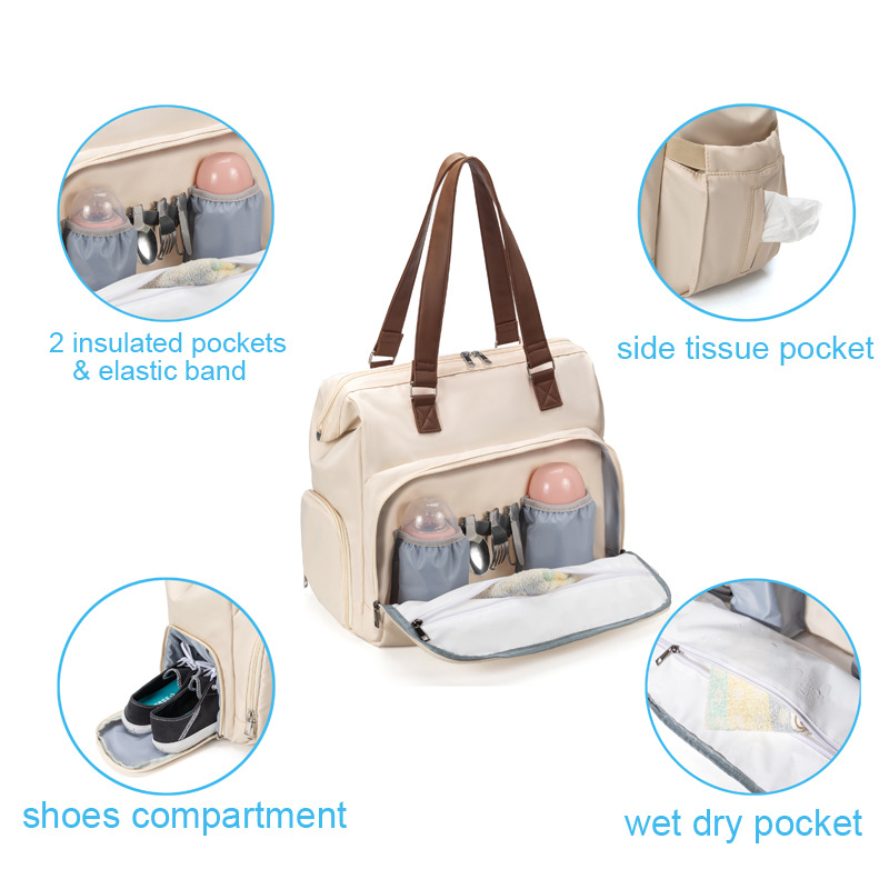 3pcs/set Baby Diaper Bag Baby  - Baby Nursery Backpack recensie en prijs