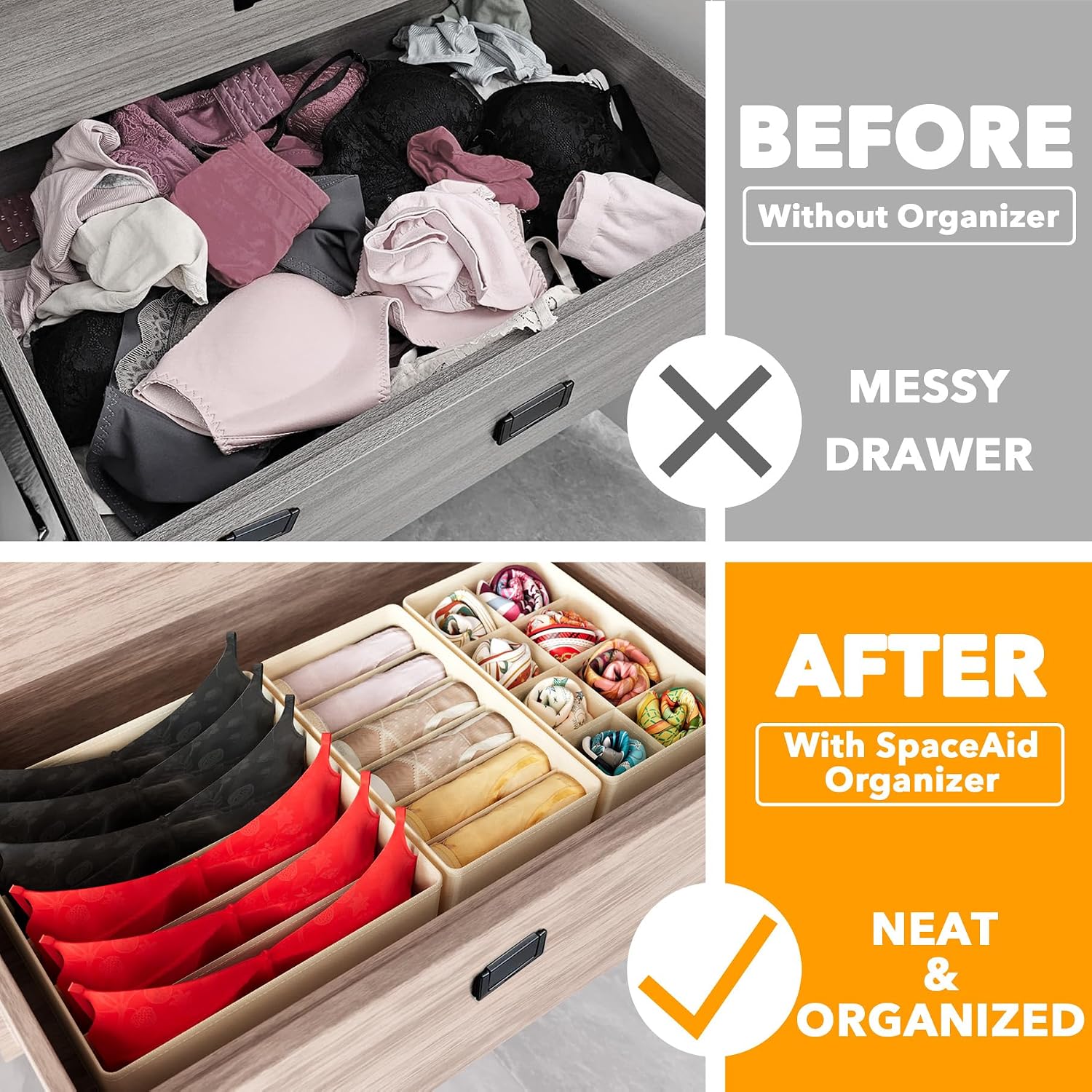 Drawer Organizer 4 Pack with D - Baby Nursery Storage recensie en prijs