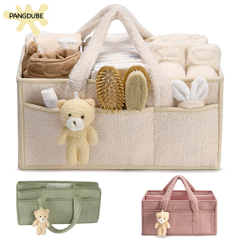 PANGDUBE Plush Diaper Stackers - Diaper Caddy Organizer recensie en prijs