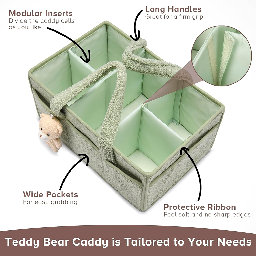 PANGDUBE Plush Diaper Stackers - Diaper Caddy Organizer recensie en prijs