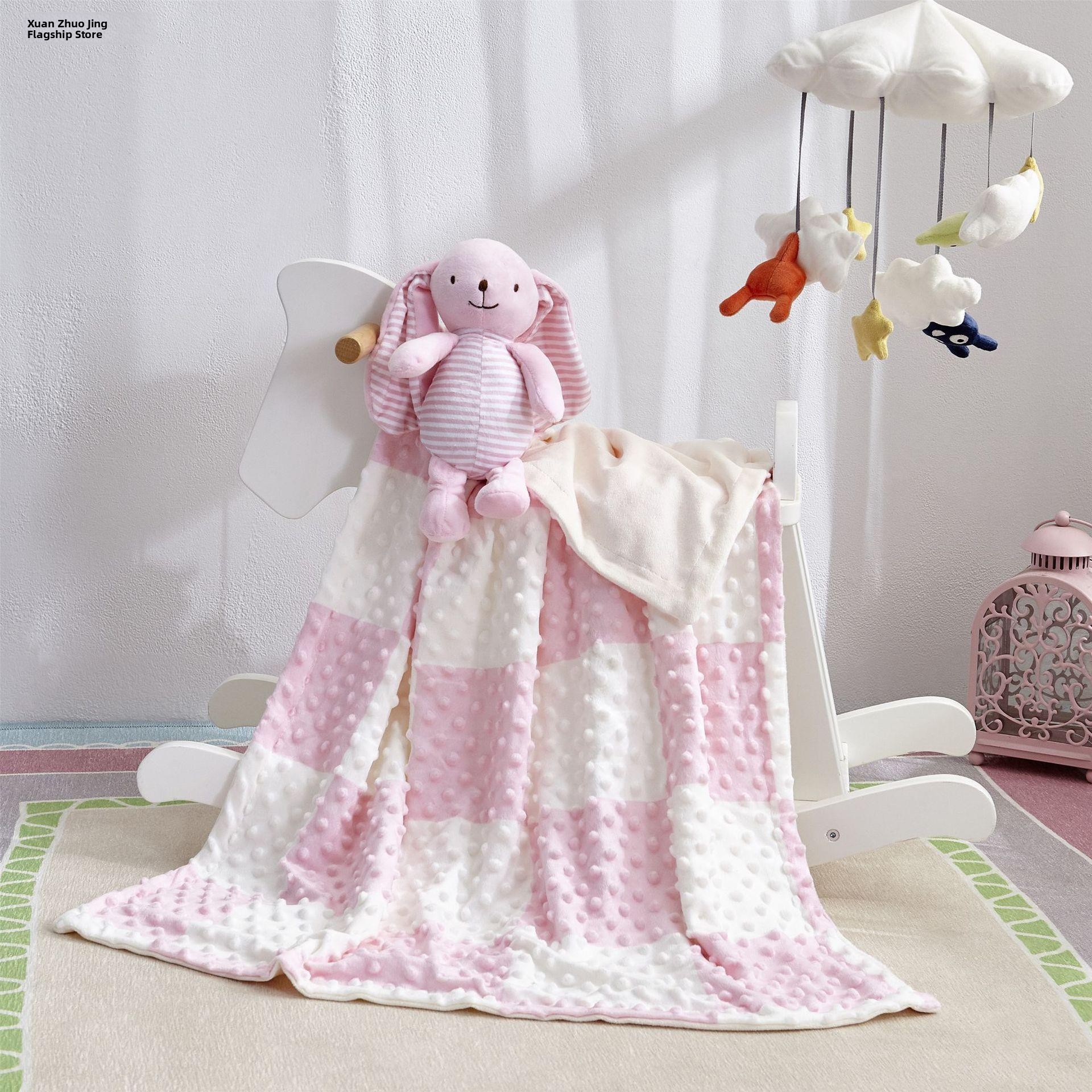 Double Layer Baby Soft Bean Bl - Baby Nursery Quilts recensie en prijs