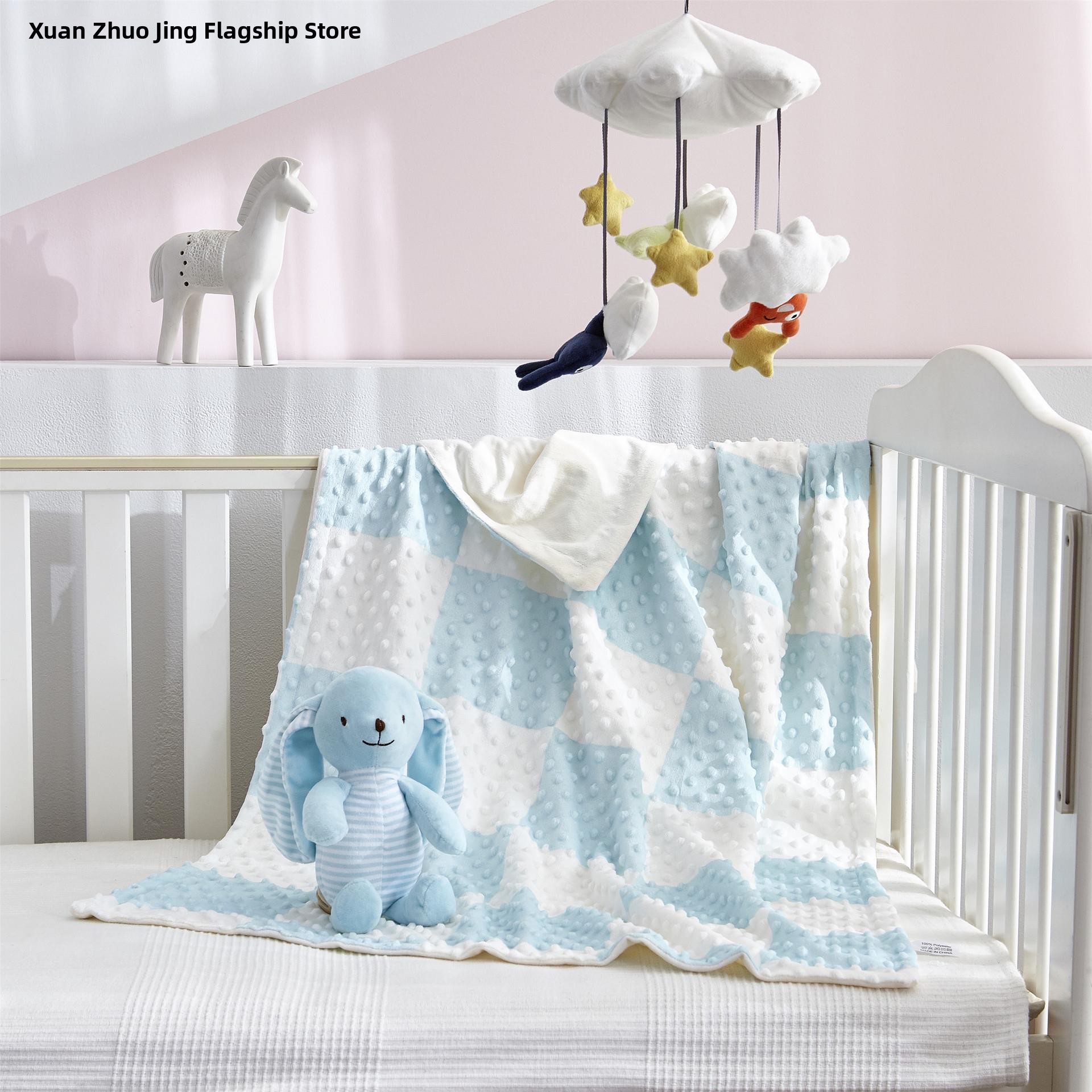 Double Layer Baby Soft Bean Bl - Baby Nursery Quilts recensie en prijs