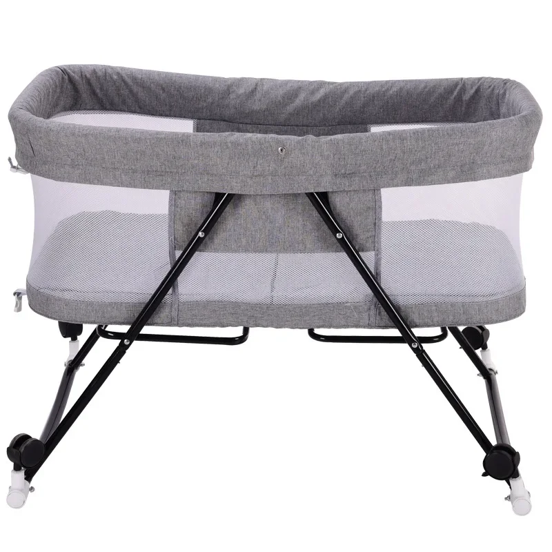 Portable Baby Crib Travel Bed  - Baby Nursery Trolley recensie en prijs