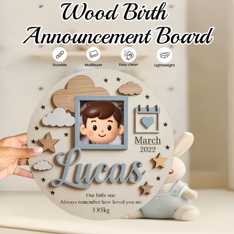 Personalized Baby Photo Frame, - Baby Nursery Name recensie en prijs