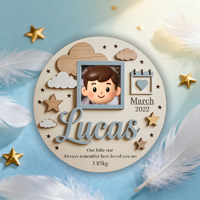 Personalized Baby Photo Frame, - Baby Nursery Name recensie en prijs