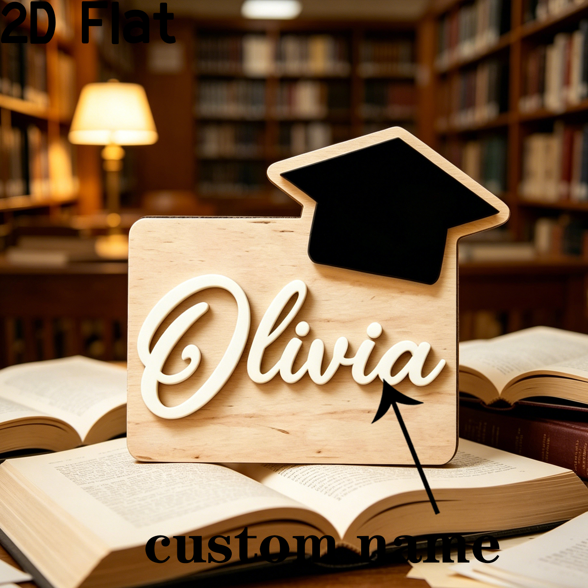 1Pc Custom Name Graduation Sea - Baby Nursery Name recensie en prijs