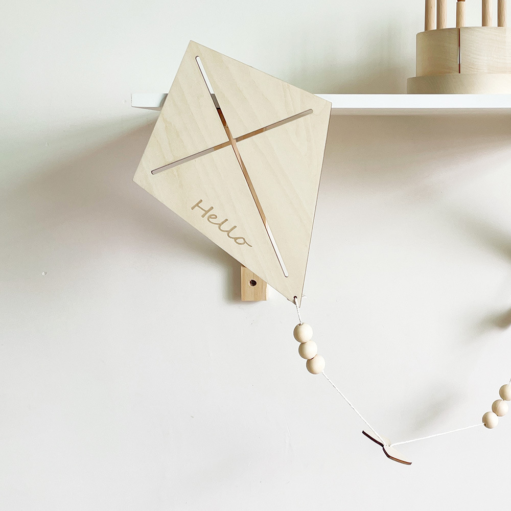 INS Nordic Wooden Kite Wall Or - Baby Nursery Needs recensie en prijs