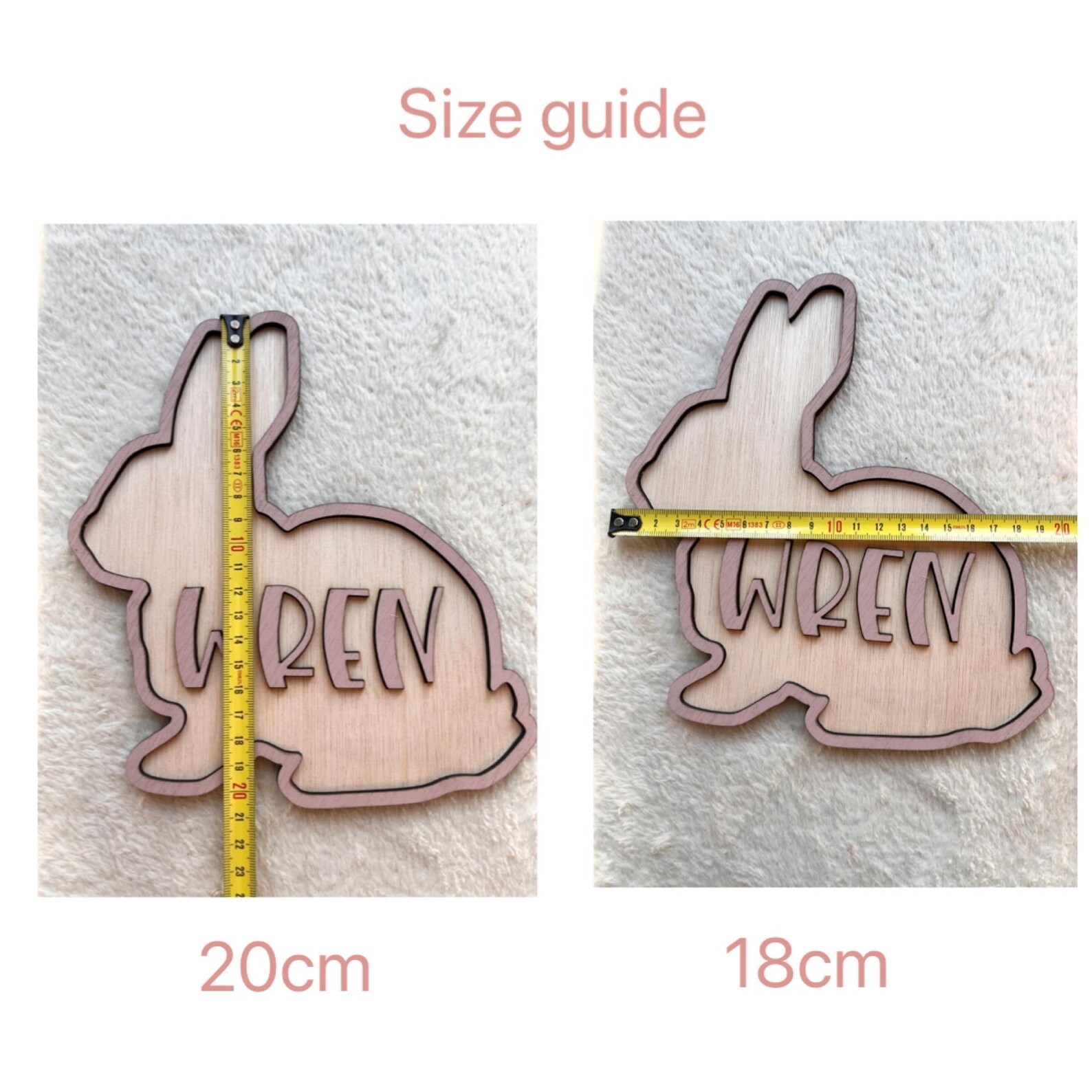 Personalized Bunny Name Wooden - Baby Nursery Needs recensie en prijs