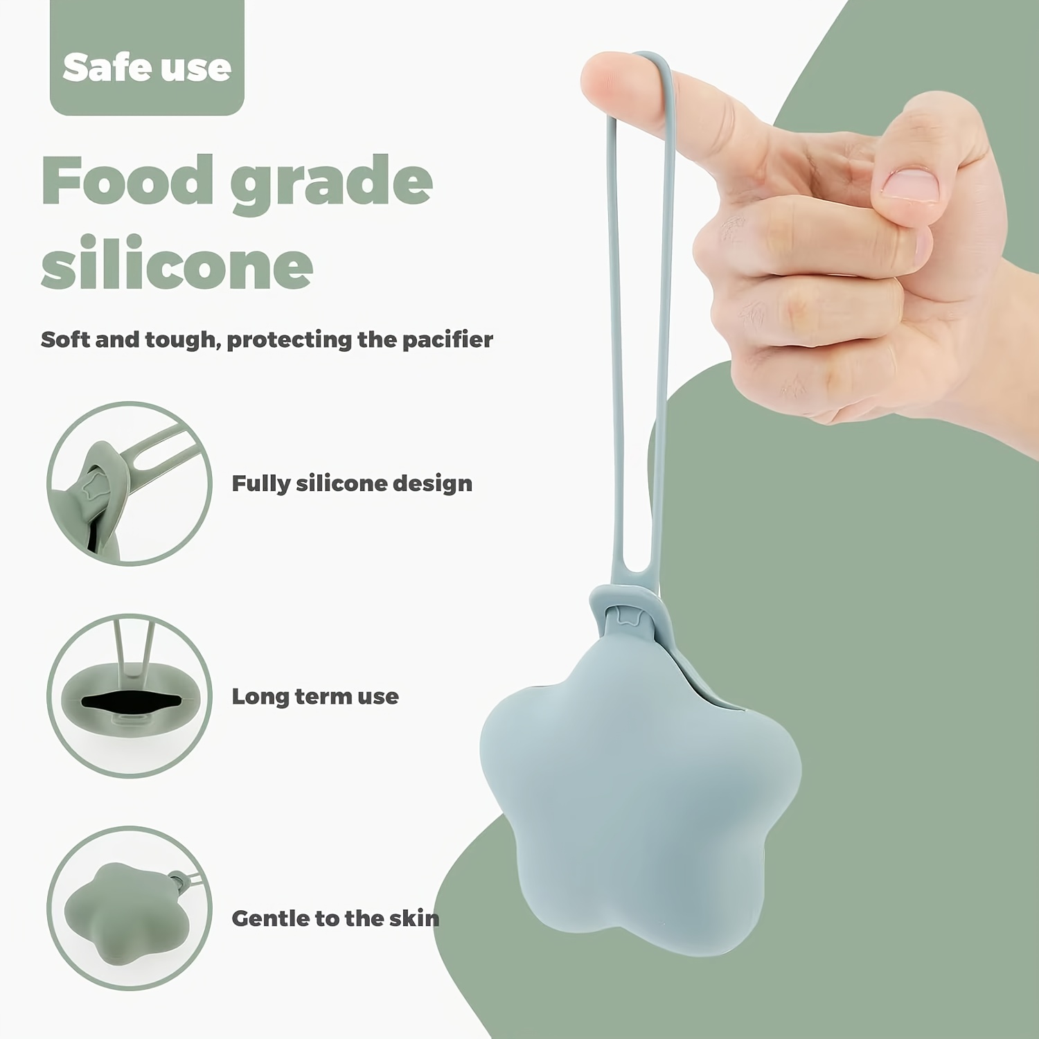Silicone Pacifier Holder Case, - Diaper Caddy Organizer recensie en prijs