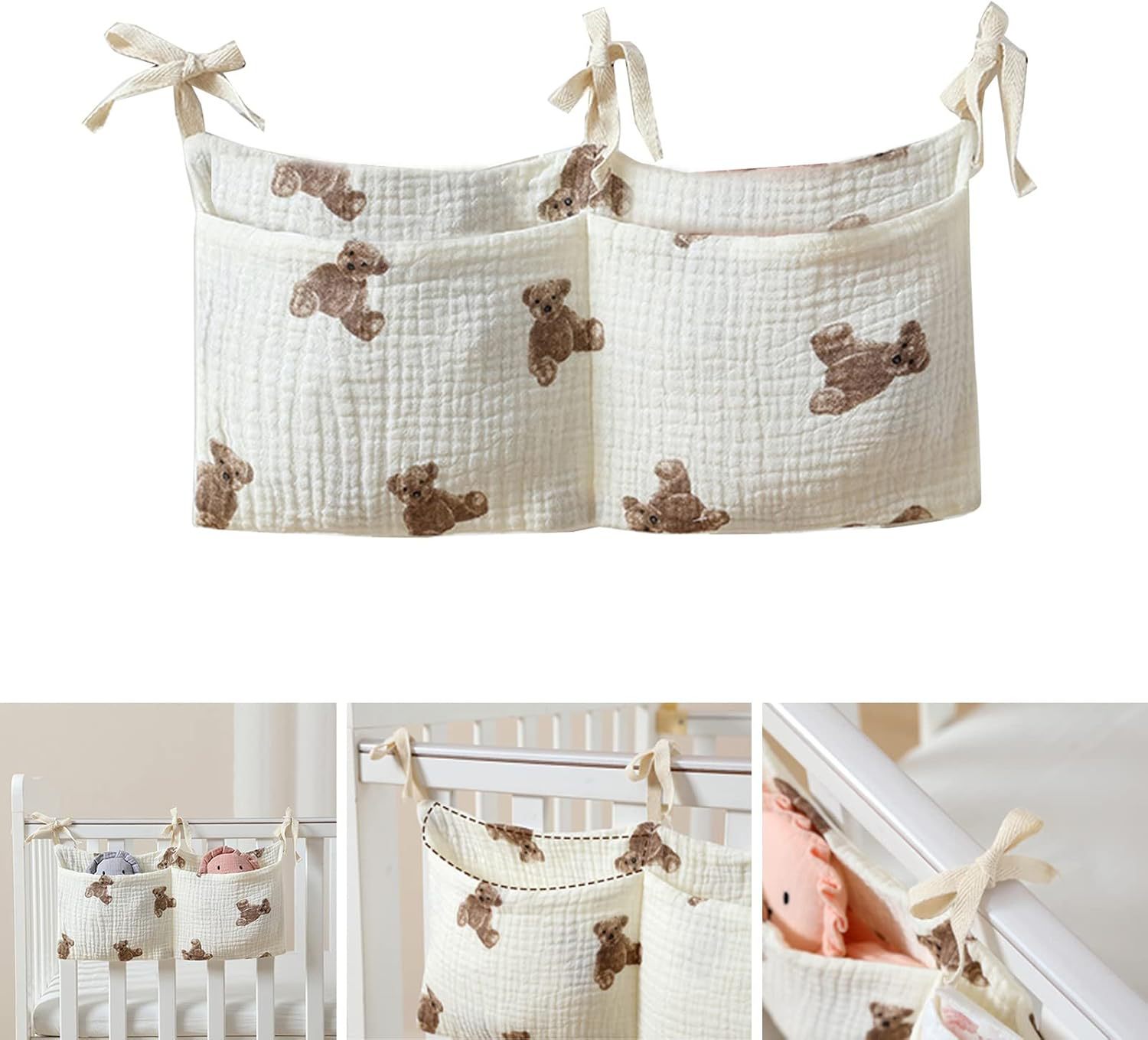 Baby Crib Organizer Cot Caddy  - Diaper Caddy Organizer recensie en prijs