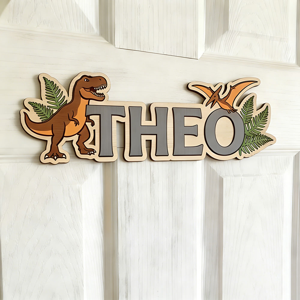 Personalized Dinosaur Name Sig - Baby Nursery Name recensie en prijs