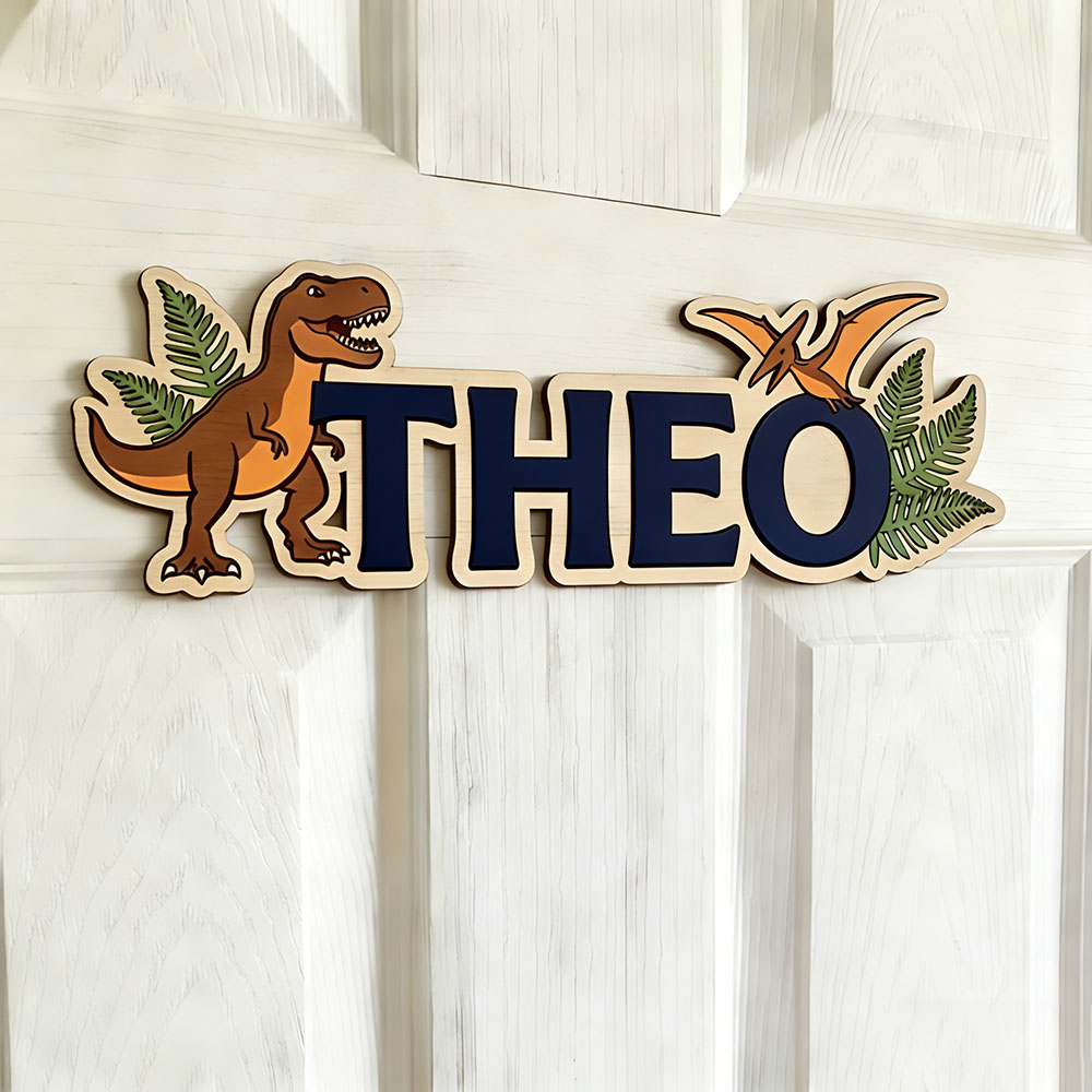 Personalized Dinosaur Name Sig - Baby Nursery Name recensie en prijs