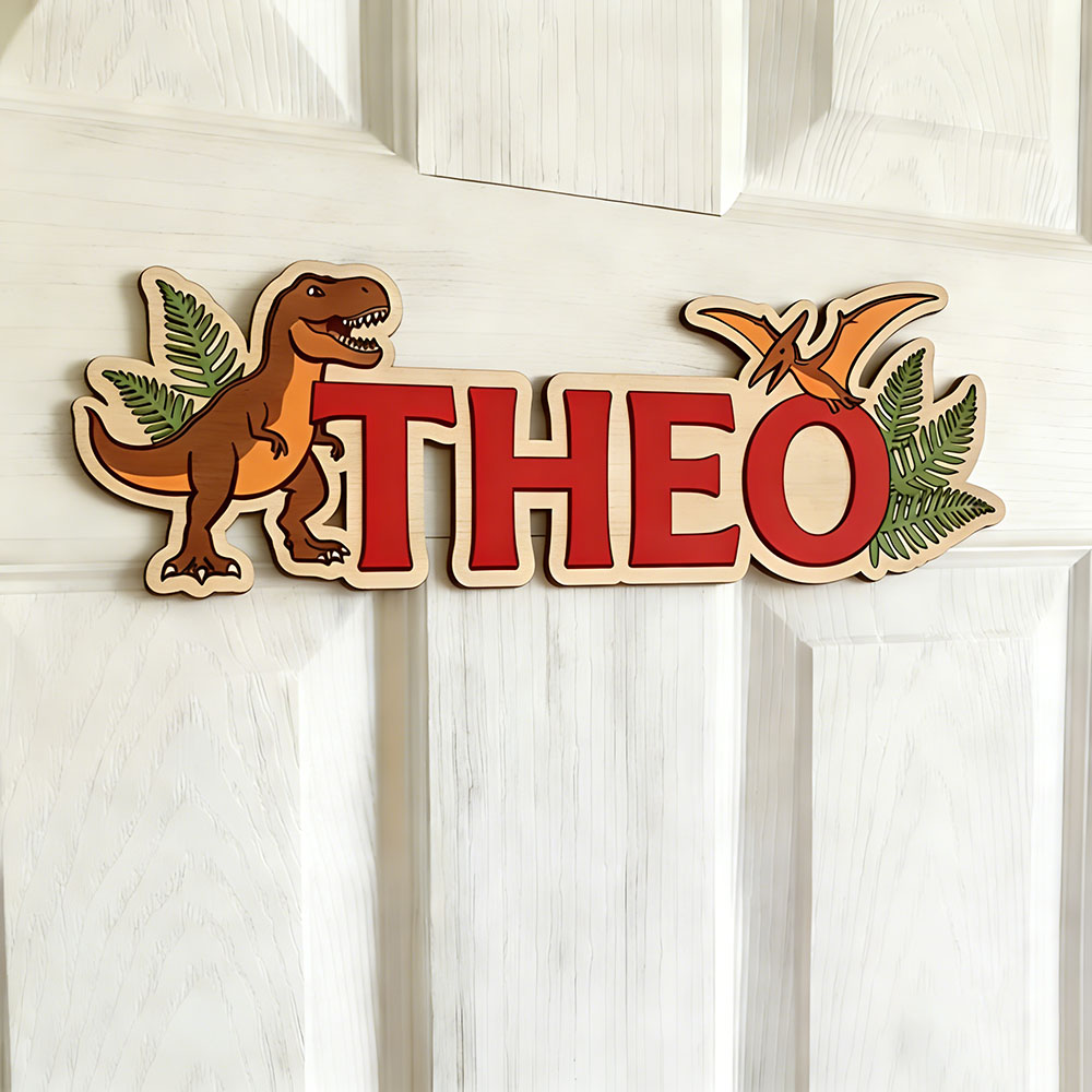 Personalized Dinosaur Name Sig - Baby Nursery Name recensie en prijs