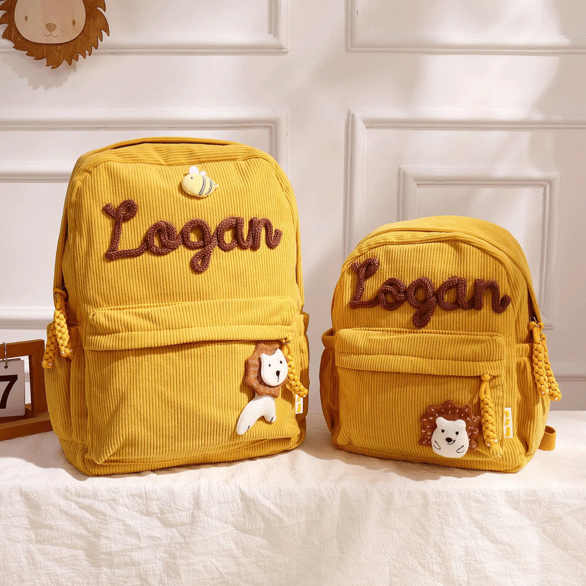 Personalized Corduroy Backpack - Baby Nursery Backpack recensie en prijs