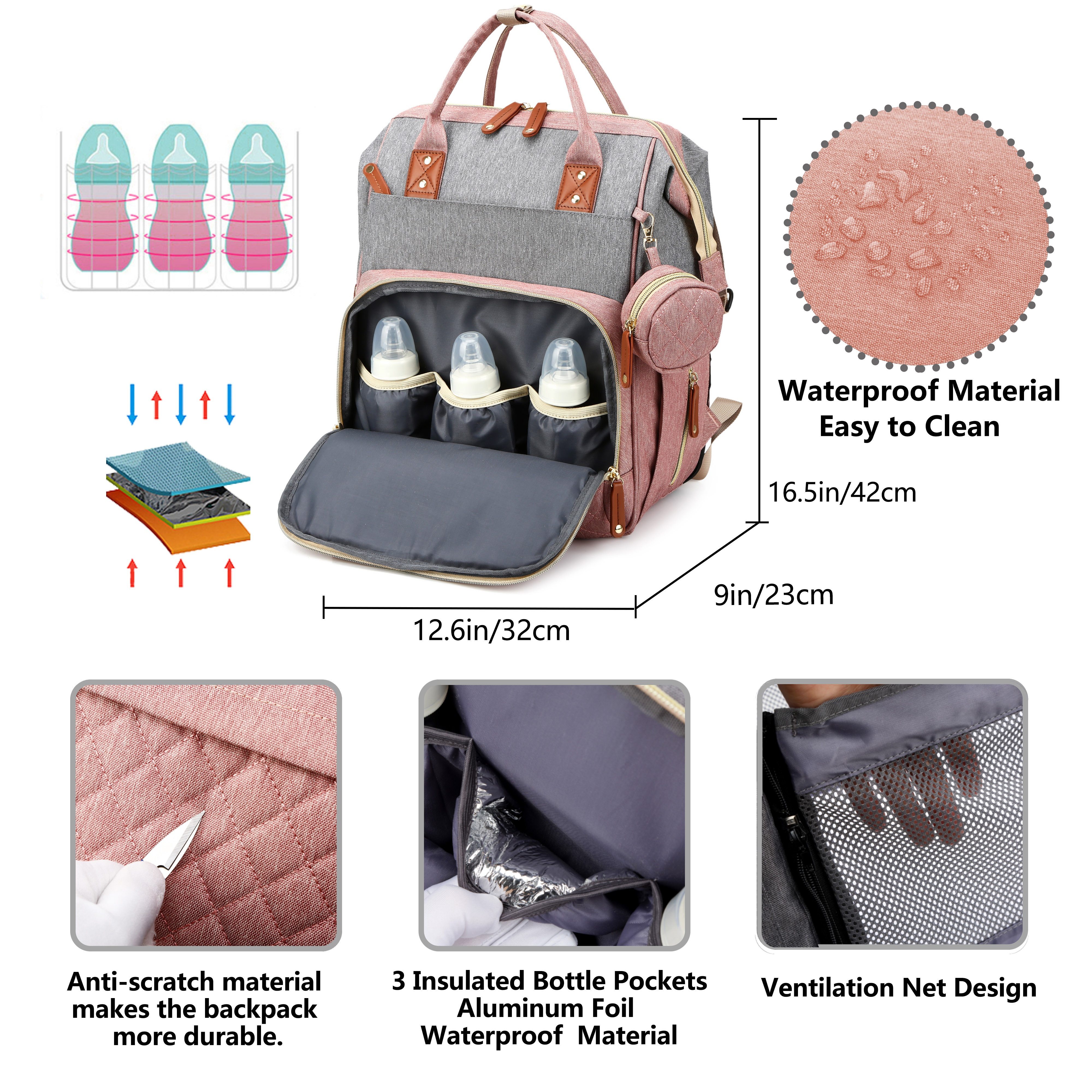Baby Diaper Bag Backpack, Baby - Baby Nursery Backpack recensie en prijs