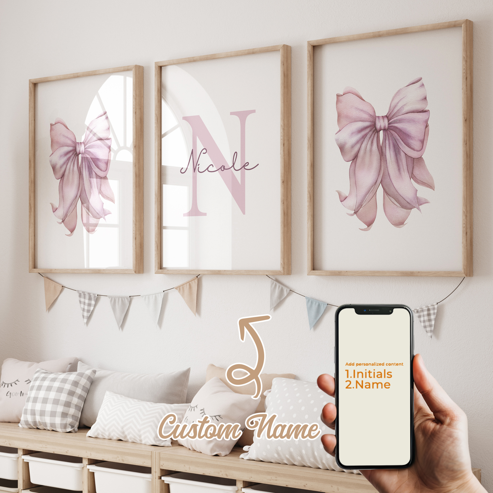 3pcs Personalized Custom Name  - Baby Nursery Name recensie en prijs
