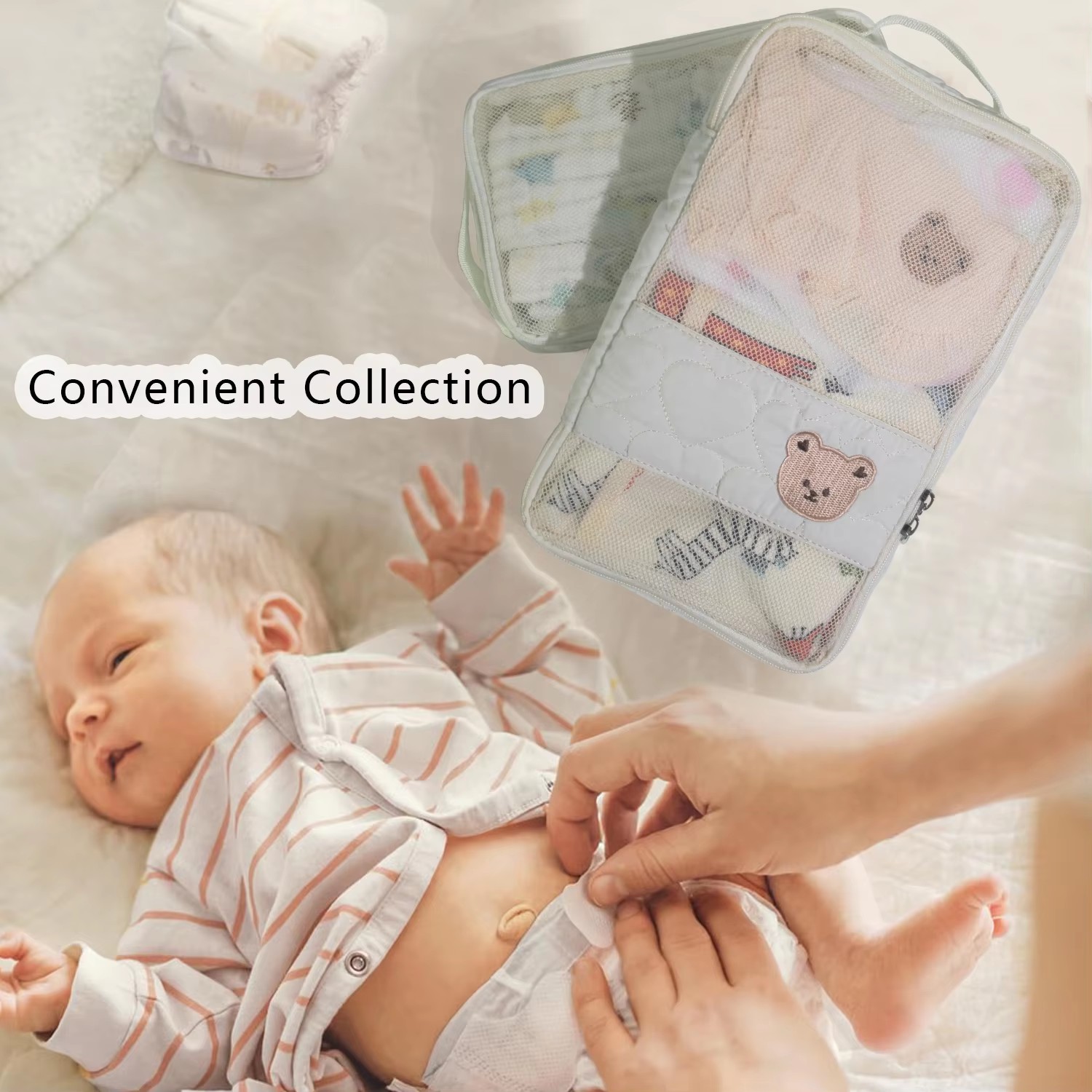 Portable Baby Diaper Bag Water - Diaper Caddy Organizer recensie en prijs