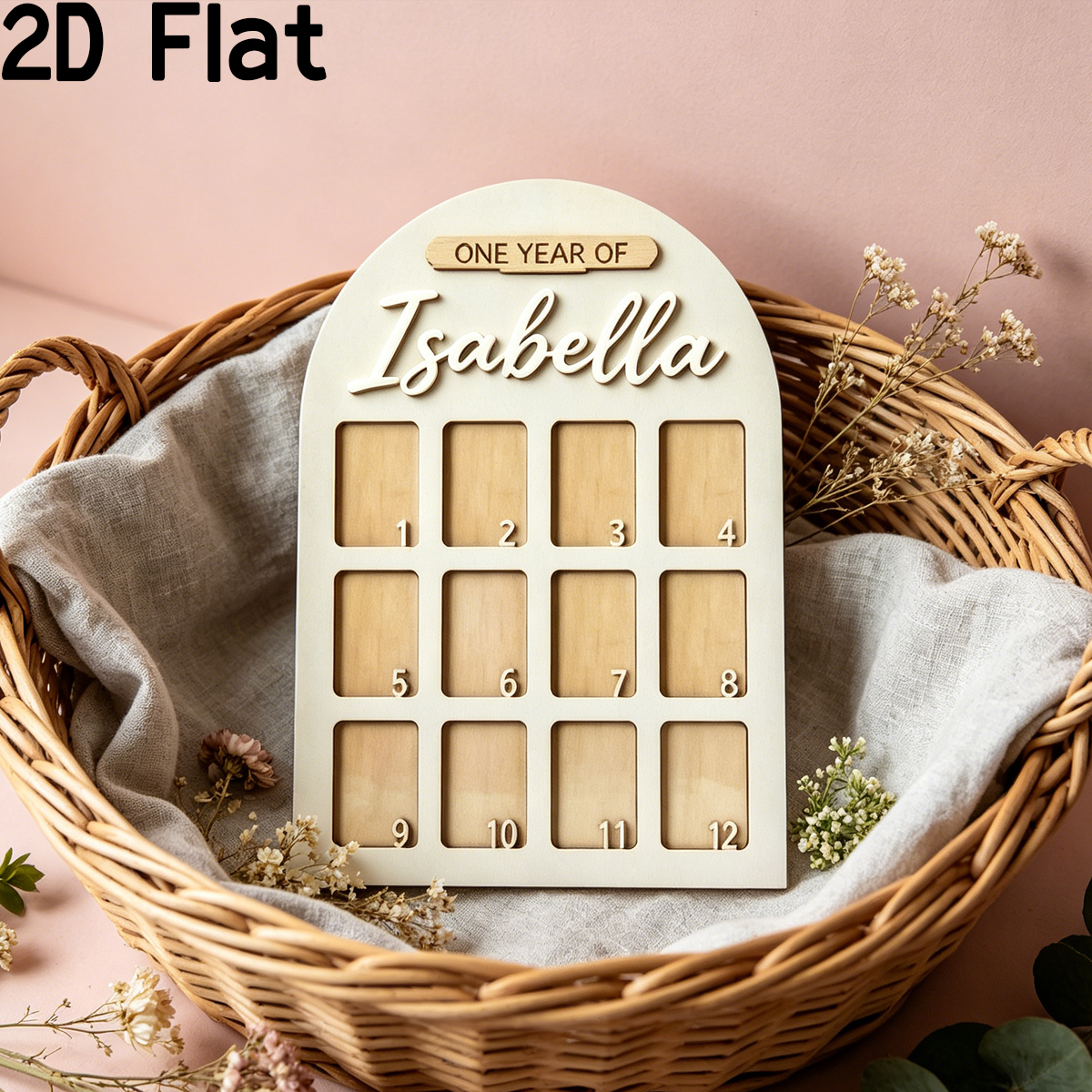 1Pc Custom Photo Record Board  - Baby Nursery Name recensie en prijs