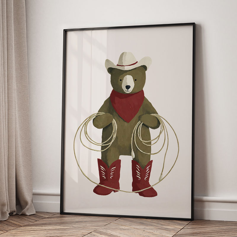 Funny Cartoon Animal Car Ballo - Baby Nursery Prints recensie en prijs