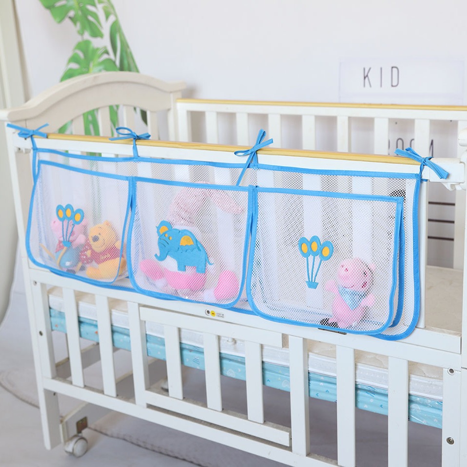 Cartoon Crib Storage Bag 3grid - Diaper Caddy Organizer recensie en prijs