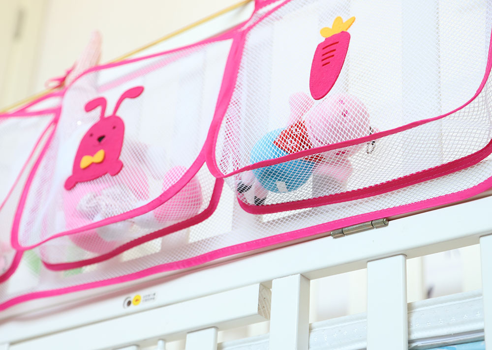 Cartoon Crib Storage Bag 3grid - Diaper Caddy Organizer recensie en prijs