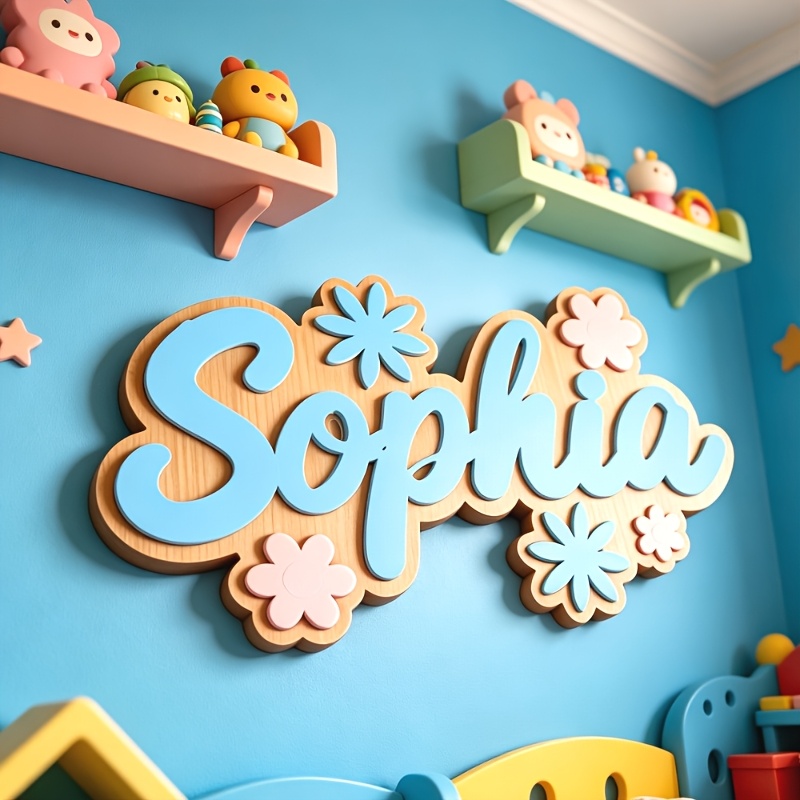 Personalized Floral Themed Nam - Baby Nursery Name recensie en prijs