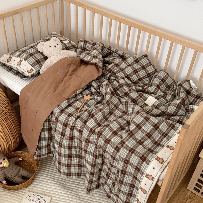 Breathable Grid Linen Quilt fo - Baby Nursery Quilts recensie en prijs