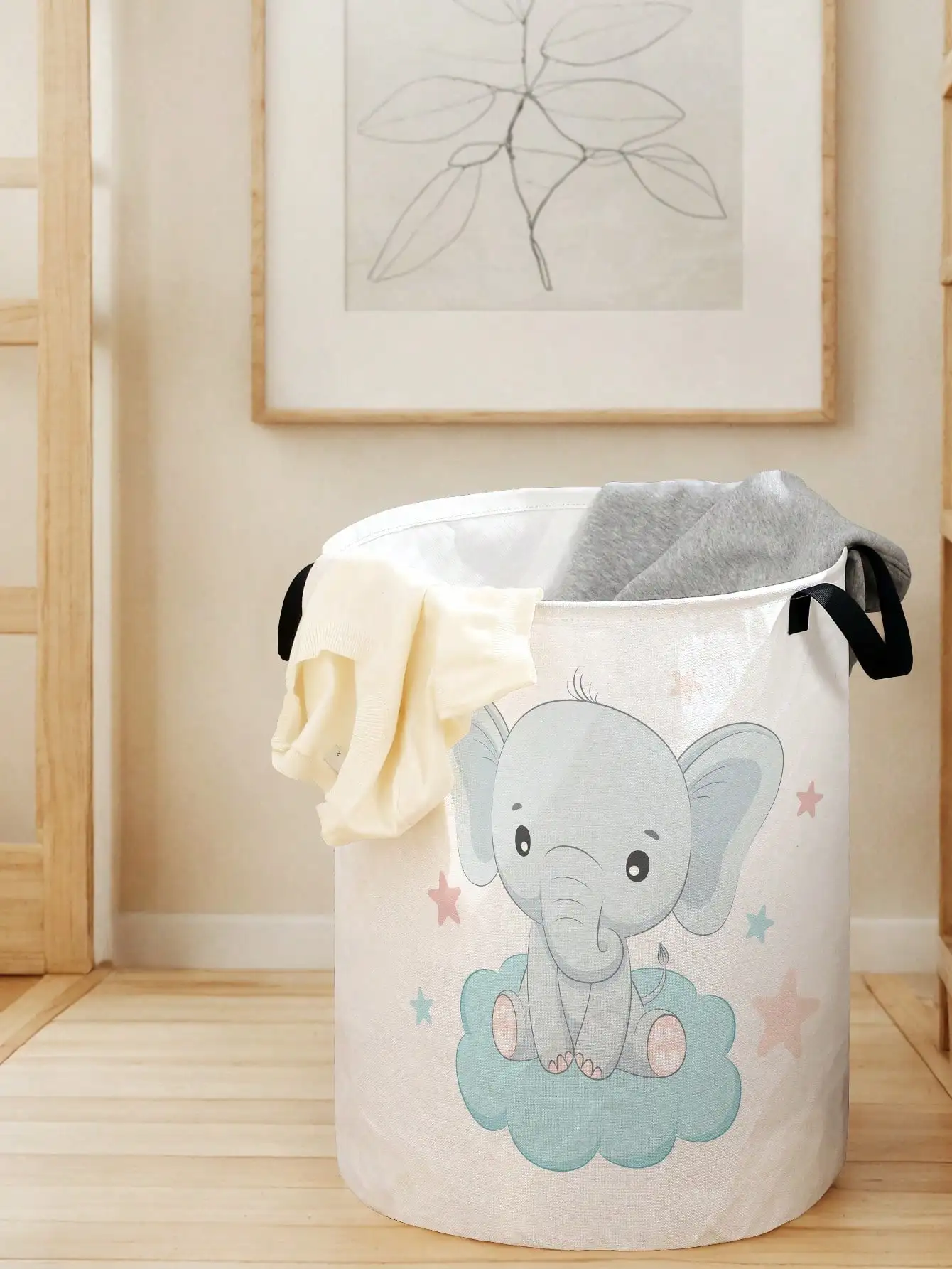 1pc Cute Elephant Pattern Fold - Baby Nursery Storage recensie en prijs