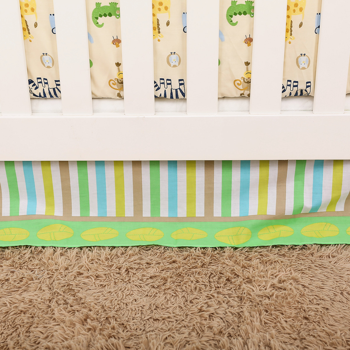 3Pcs Embroidered baby crib bed - Baby Nursery Quilts recensie en prijs