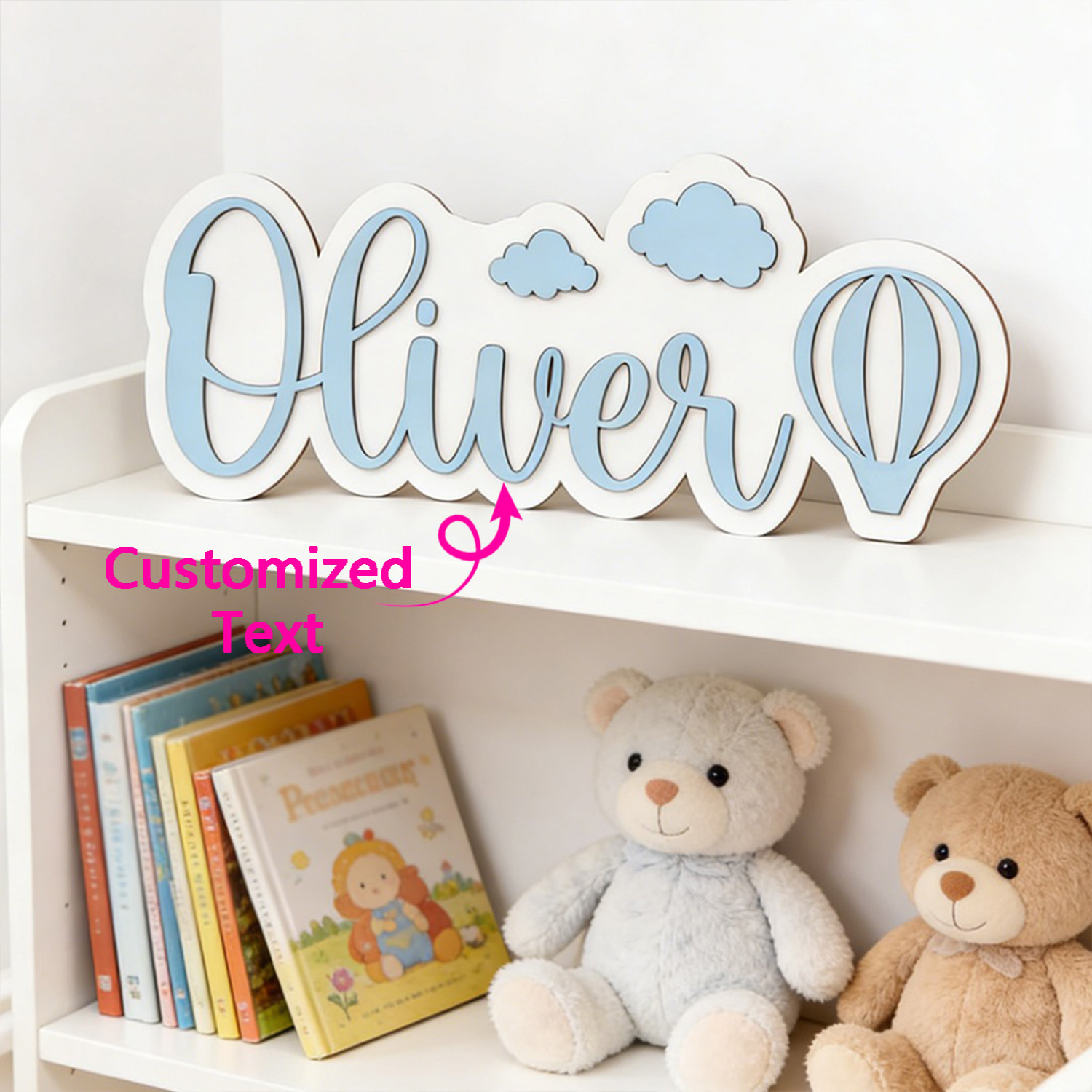 Personalized Hot Air Balloon & - Baby Nursery Name recensie en prijs