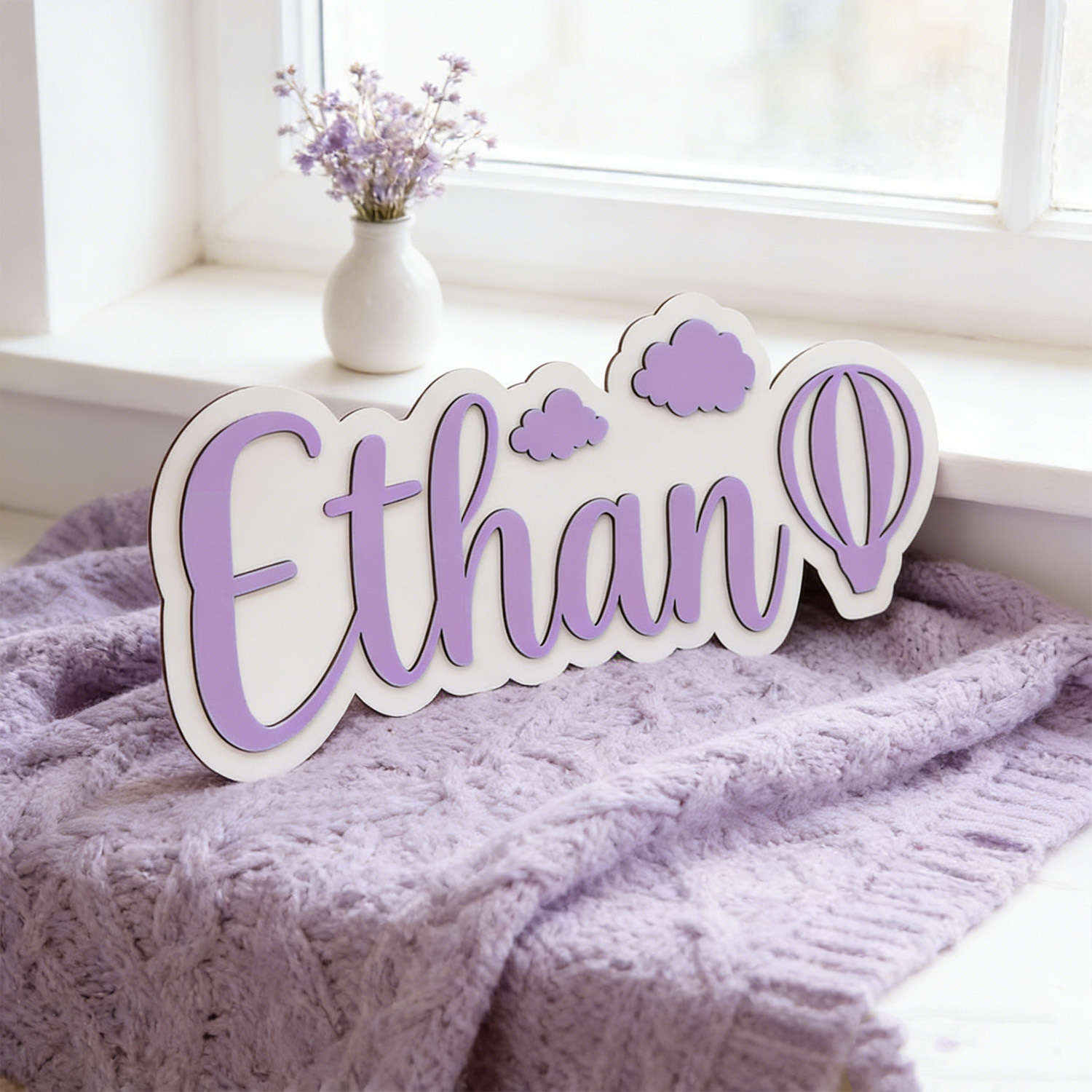 Personalized Hot Air Balloon & - Baby Nursery Name recensie en prijs