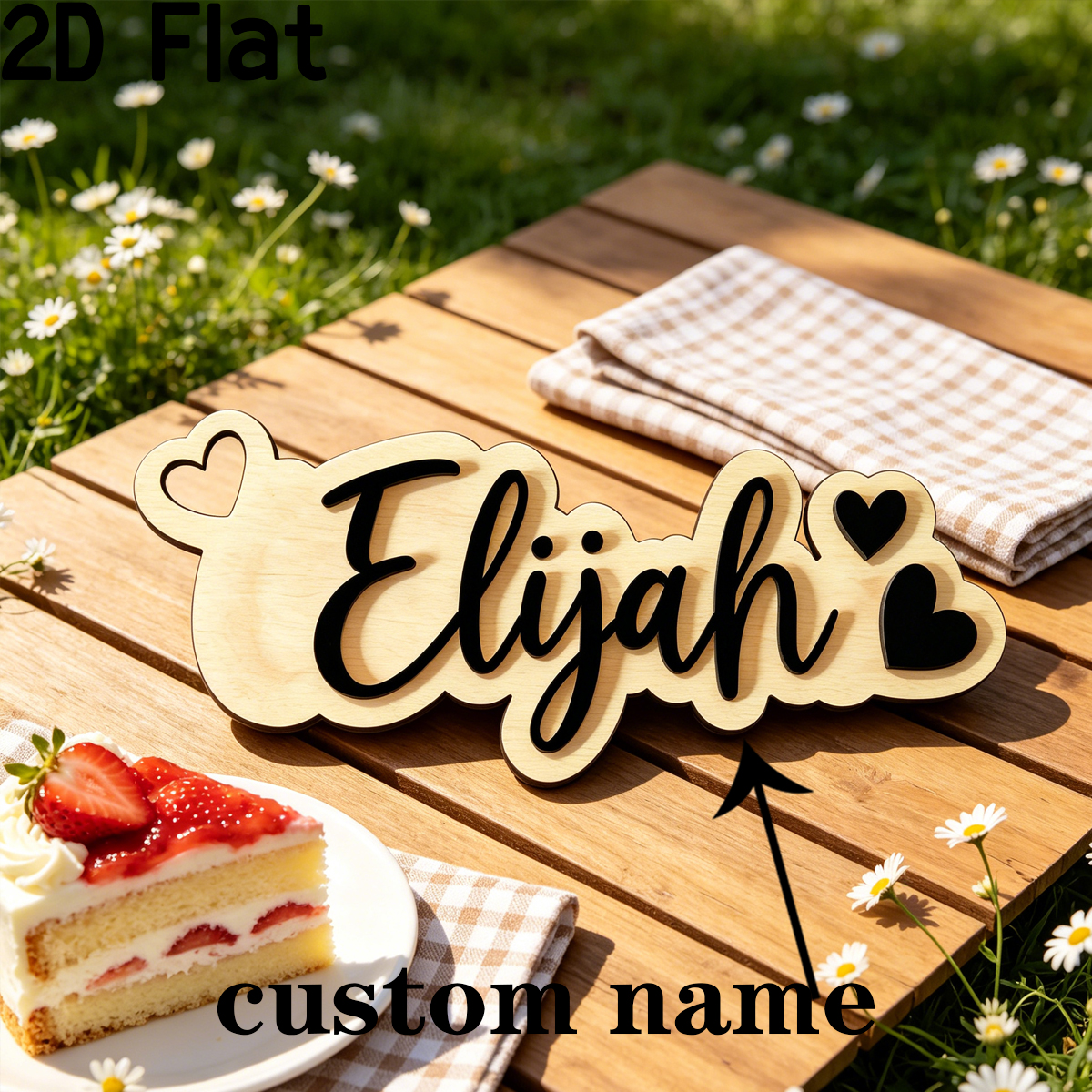 1Pc Custom Love Decor Wooden A - Baby Nursery Name recensie en prijs