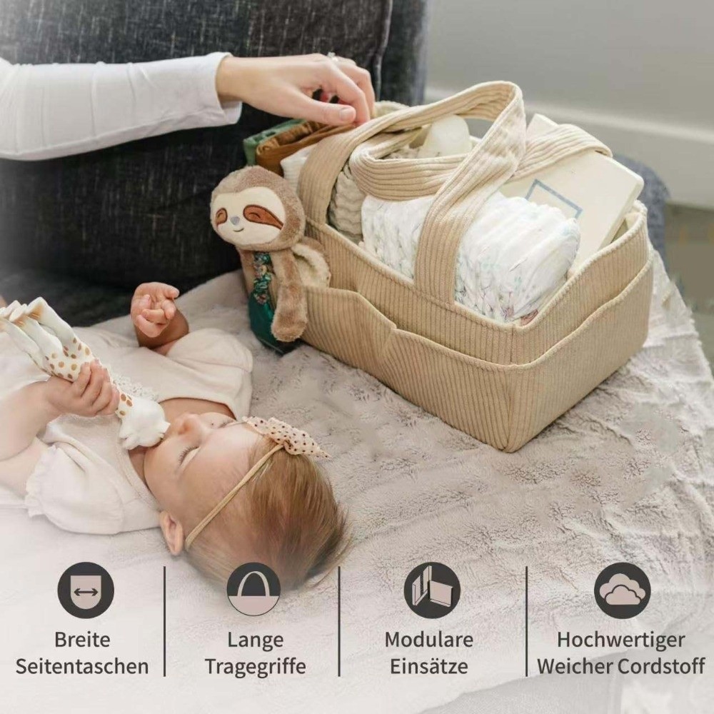 Corduroy Bag Large Capacity Di - Baby Nursery Backpack recensie en prijs