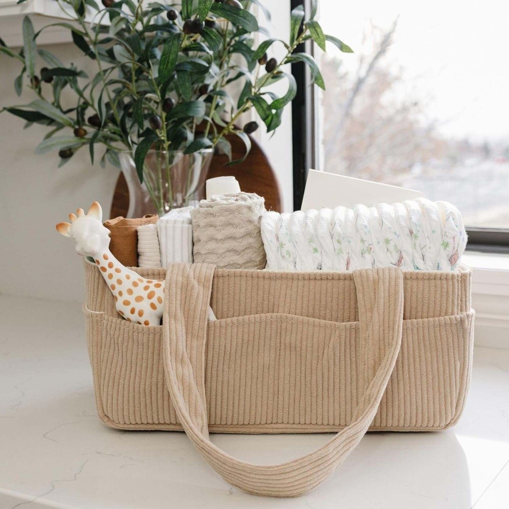 Corduroy Bag Large Capacity Di - Baby Nursery Backpack recensie en prijs